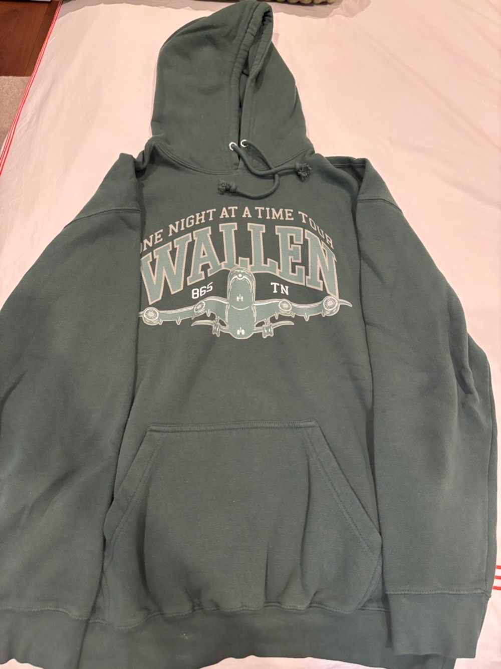 One Night At A Time Tour Green Hoodie